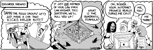 Looking for answers for Wednesday's story problems? What are you? Some kind of lawyer? Figure them out yourself!!